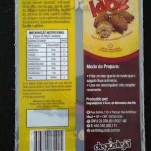 SACO PLÁSTICO PARA SALGADOS COXINHA CONGELADA