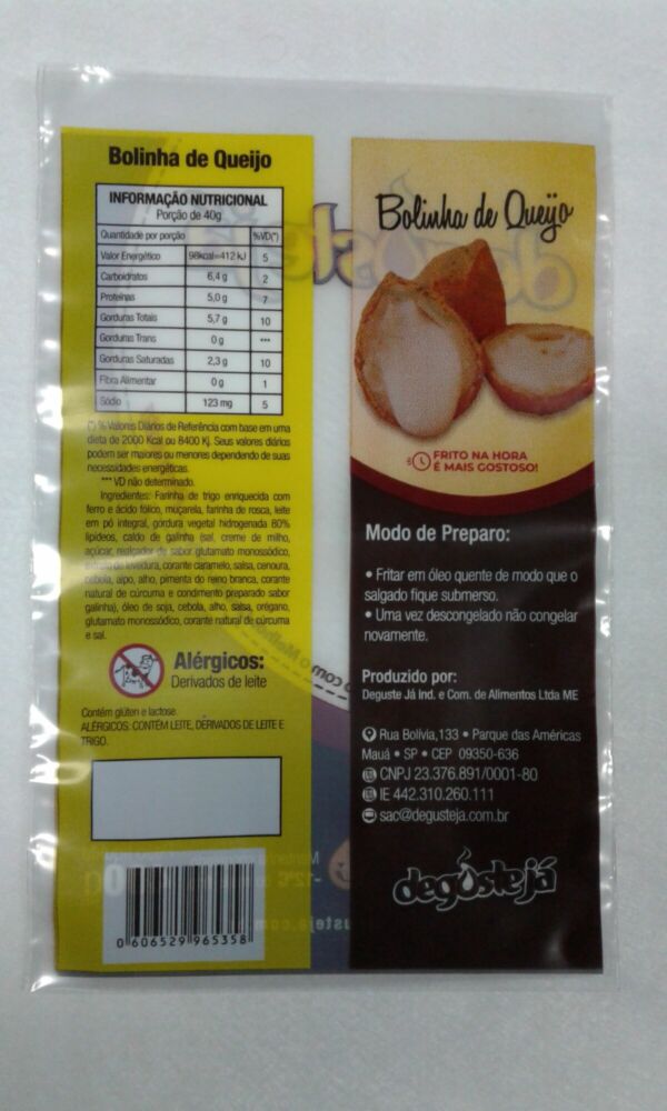 SACO PLÁSTICO PARA SALGADOS COXINHAS CONGELADAS - Image 2