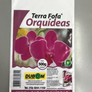 SACO PLÁSTICO PARA TERRA FOFA DE ORQUÍDEAS COM ABERTURA NA PARTE SUPERIOR