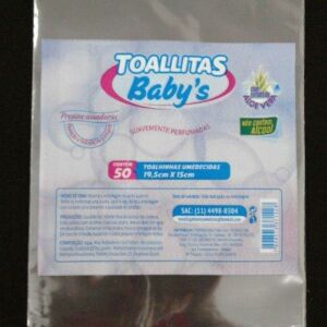 SACO PLÁSTICO PARA TOALINHAS UMIDECIDAS COM ABERTURA NA PARTE SUPERIOR