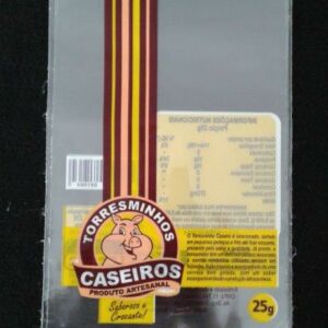 SACO PLÁSTICO PARA TORRESMO CASEIRO COM FURO PARA DISPLAY