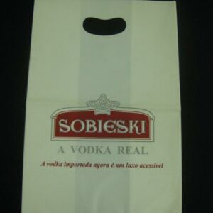SACOLA PLÁSTICA ALÇA BOCA VAZADA PARA BEBIDAS EM GERAL 1