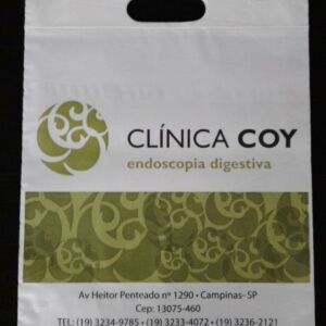 SACOLA PLÁSTICA ALÇA BOCA VAZADA PARA CLÍNICAS, HOSPITAIS E LABORATÓRIOS 14