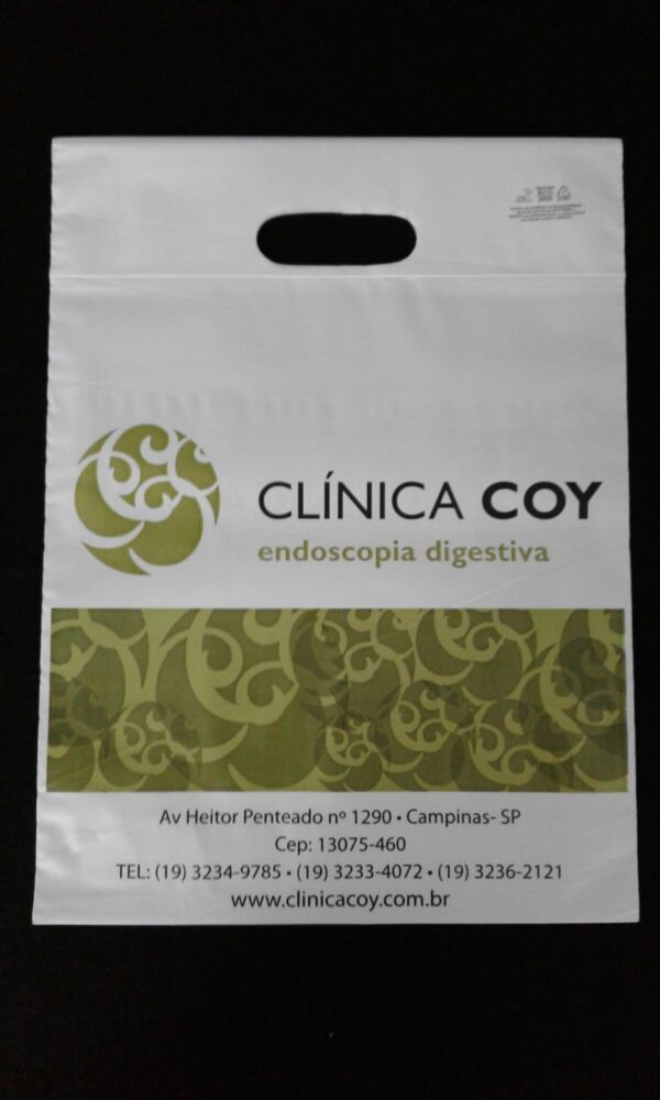 SACOLA PLÁSTICA ALÇA BOCA VAZADA PARA CLÍNICAS, HOSPITAIS E LABORATÓRIOS - Image 8