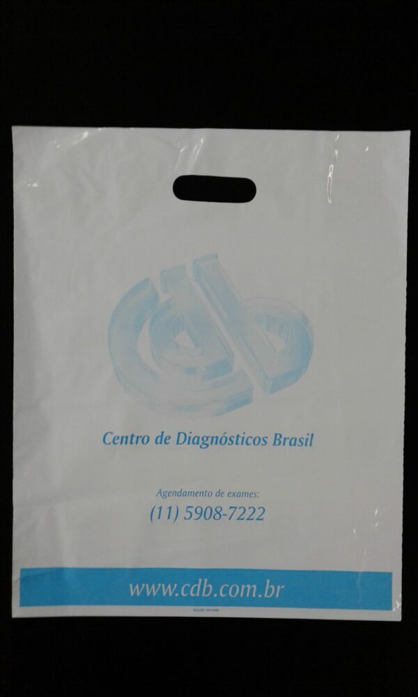 SACOLA PLÁSTICA ALÇA BOCA VAZADA PARA LABORATÓRIOS, CLÍNICAS E HOSPITAIS - Image 3