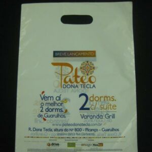 SACOLA PLÁSTICA ALÇA BOCA VAZADA PARA LANÇAMENTO DE PRÉDIOS PARA AÇÃO PROMOCIONAL1