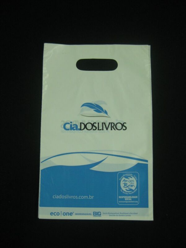 SACOLA PLÁSTICA ALÇA BOCA VAZADA PARA LIVRARIAS - Image 3
