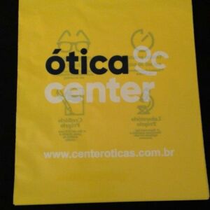SACOLA PLÁSTICA ALÇA BOCA VAZADA PARA ÓTICAS 6