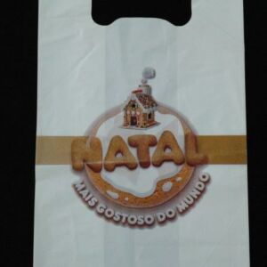 SACOLA PLÁSTICA ALÇA CAMISETA PARA AÇÃO PROMOCIONAL EM SHOPPING 2