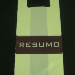 SACOLA PLÁSTICA ALÇA CAMISETA PARA LOJAS DE ROUPAS 2