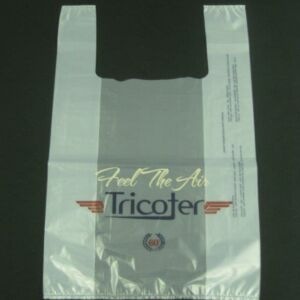 SACOLA PLÁSTICA ALÇA CAMISETA PARA LOJAS DE ROUPAS 2
