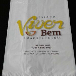 SACOLA PLÁSTICA ALÇA CAMISETA PARA RESTAURANTES, PIZZARIAS, BARES E LANCHONETES