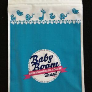 SACOLA PLÁSTICA COM FECHO ZIP ALÇA BOCA VAZADA COM FECHO ZIP PARA LOJAS DE ARTIGOS DE BEBES