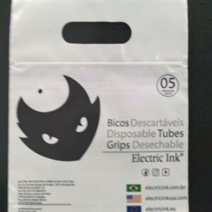 SACOLA PLÁSTICA COM FECHO ZIP ALÇA BOCA VAZADA PARA PRODUTOS, PEÇAS E ACESSÓRIOS DE TATUAGEM 4