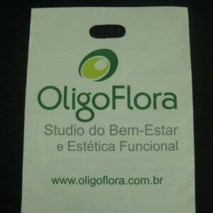 SACOLA PLÁSTICA PARA AÇÃO PROMOCIONAL ALÇA BOCA VAZADA 5