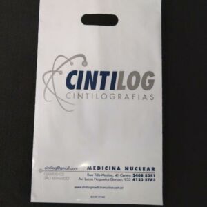 SACOLA PLÁSTICA PARA CLÍNICAS, HOSPITAIS E LABORATÓRIOS ALÇA BOCA VAZADA 12